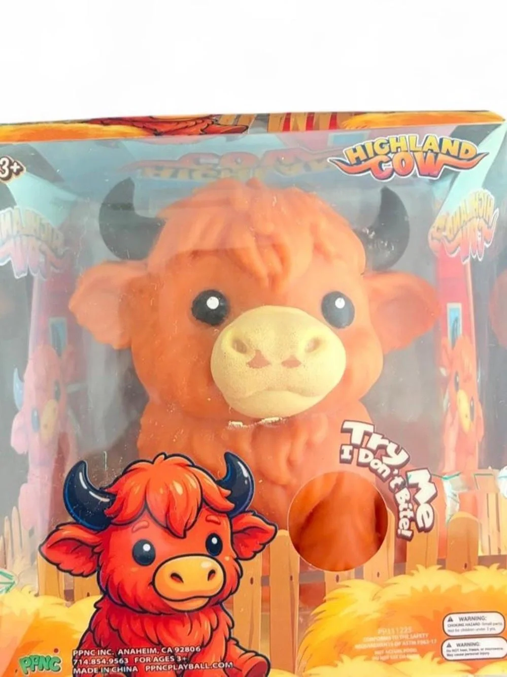 Highland Cow Squishy Toy
